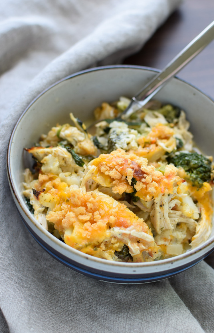 Veggie Loaded Rotisserie Chicken Casserole - Project Meal Plan