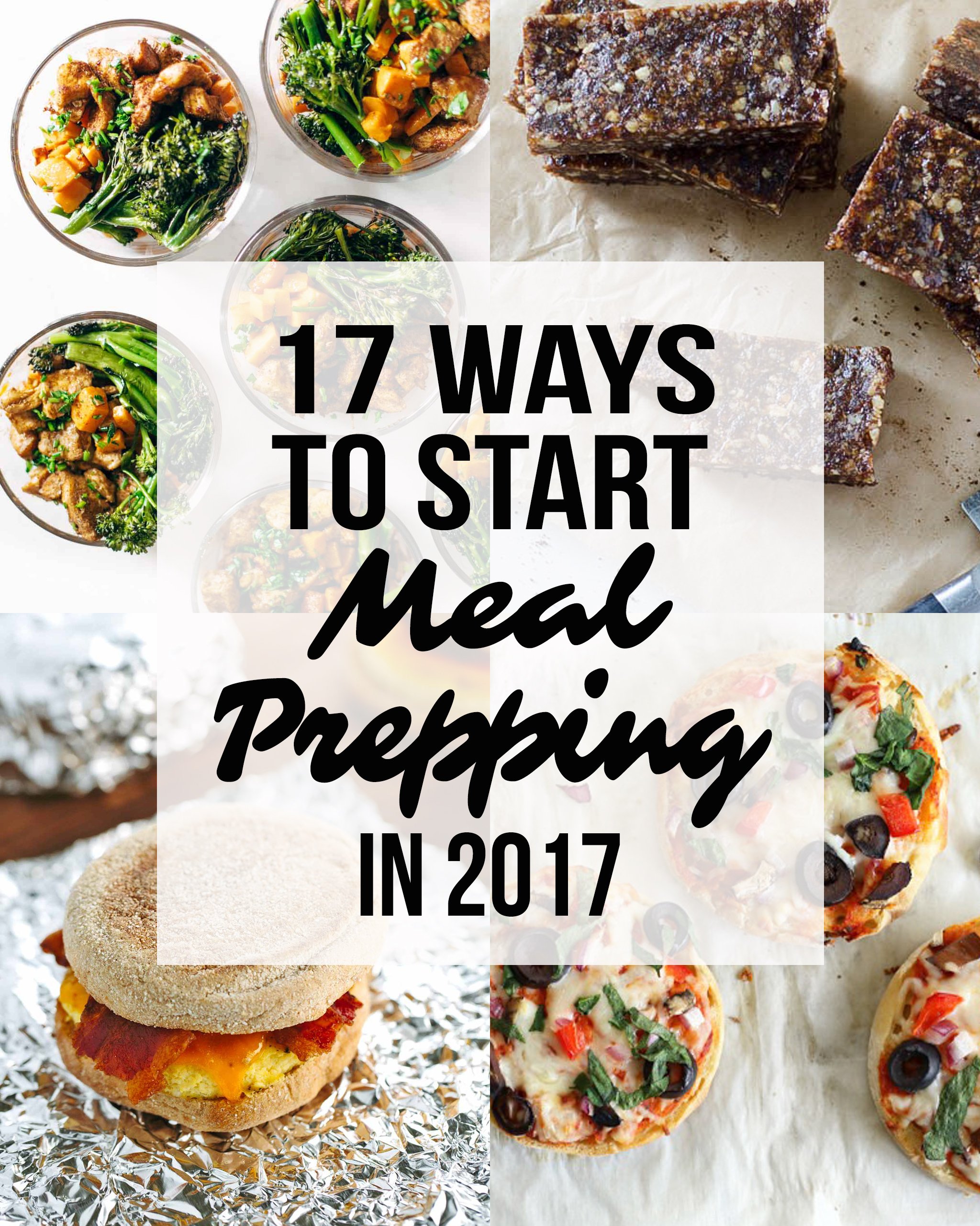 17 Ways to Start Meal Prepping in 2017 - Get your meal prep on in the new year with these ideas! - ProjectMealPlan.com