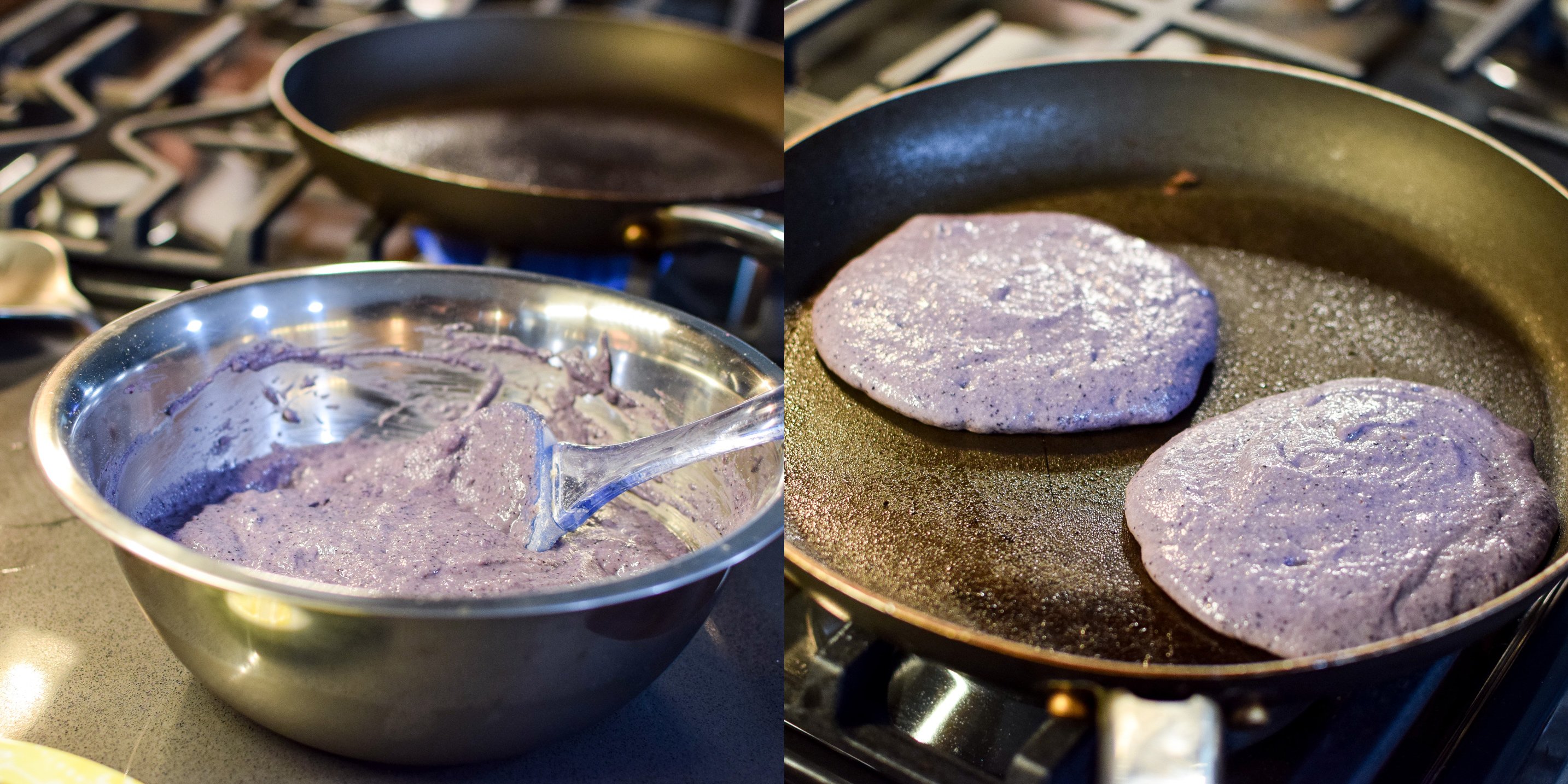 Lemon Poppy Seed Blueberry Protein Pancakes - Your favorite Lemon Blueberry muffin now in pancake form! Try meal prepping these delicious pancakes made with Kodiak Cakes! - ProjectMealPlan.com