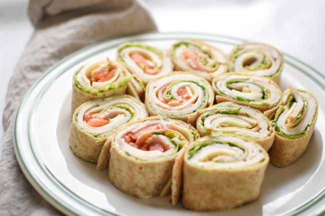 Turkey Pesto Tortilla Pinwheels - Project Meal Plan