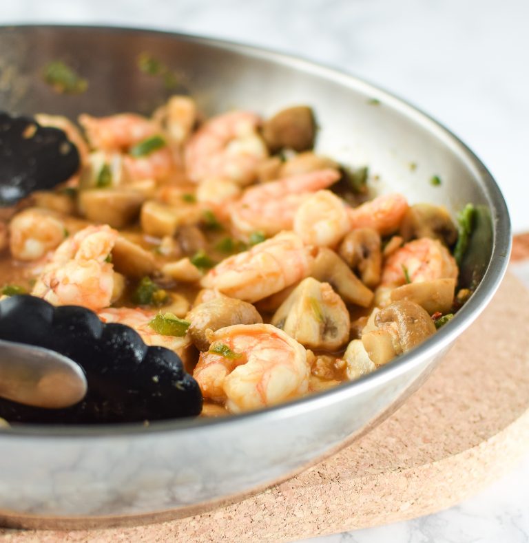 Easy Jalapeño Mushroom Shrimp Stir-Fry For Two - Project Meal Plan