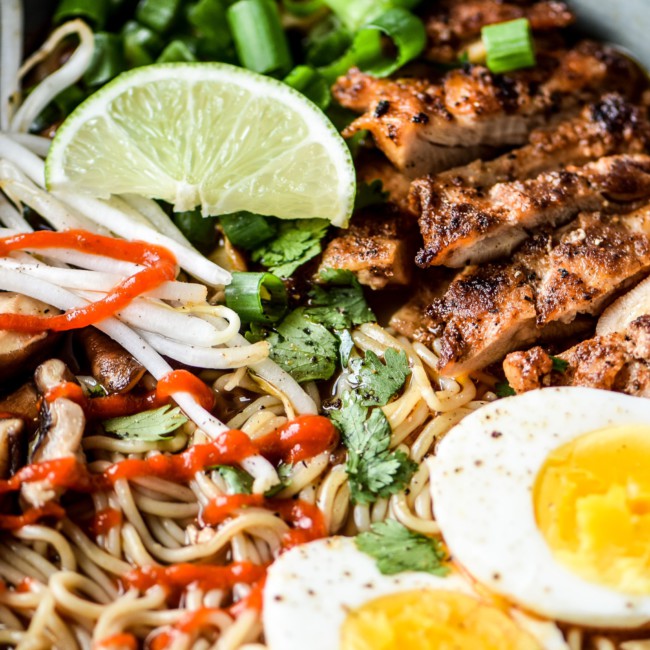 Simple Shiitake Mushroom Chicken Ramen Project Meal Plan