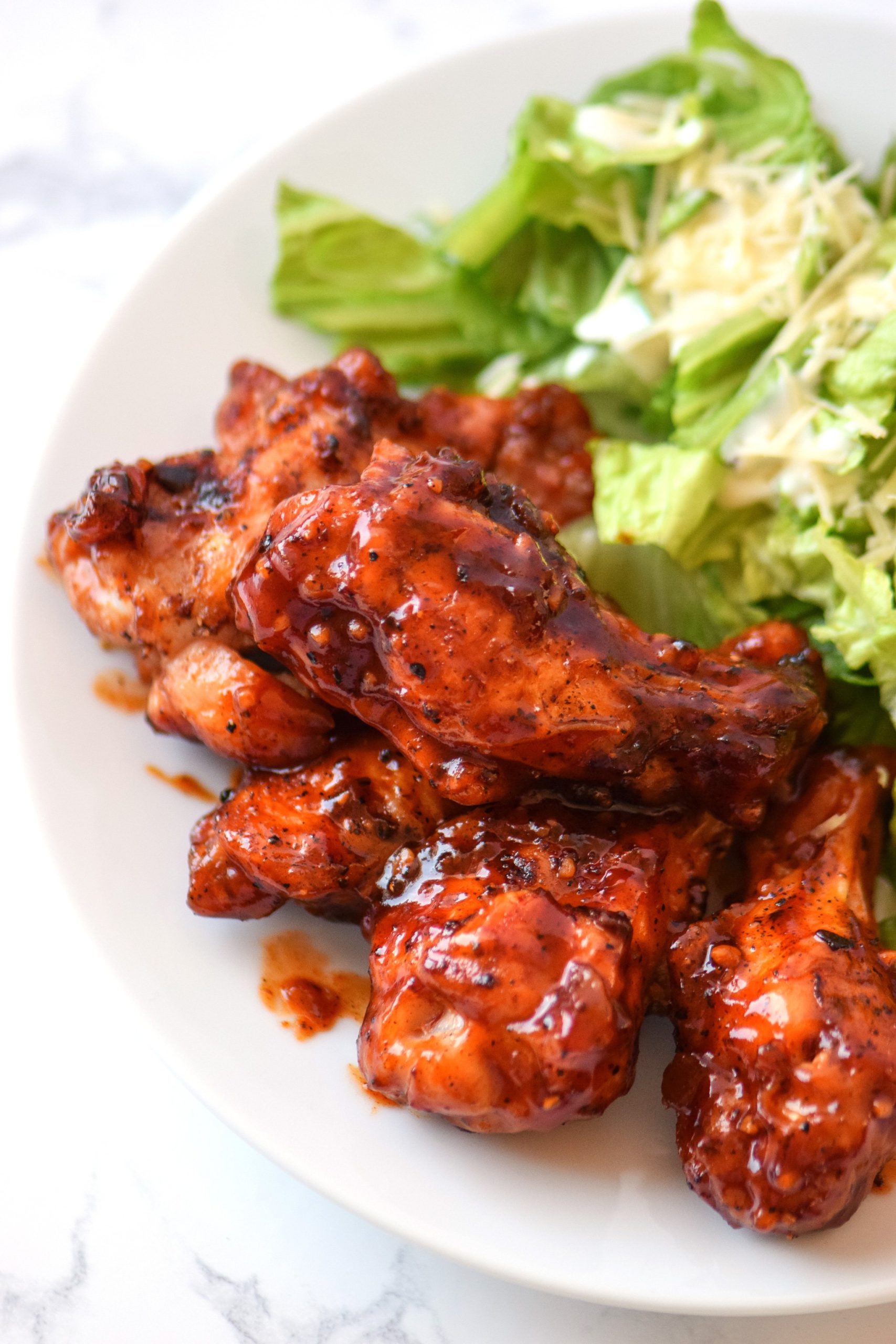 Smoky Habanero Barbecue Grilled Chicken Wings - Project Meal Plan