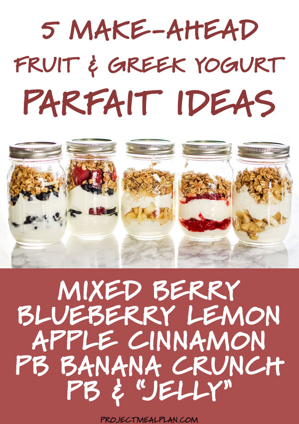 5 MakeAhead Fruit & Greek Yogurt Parfait Ideas to Try for Breakfast