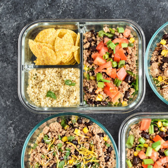 Hot & Cold Turkey Taco Meal Prep [+video!] - Project Meal Plan