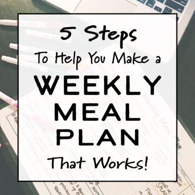 The Importance of Meal Planning: 3 Reasons to Meal Plan Weekly