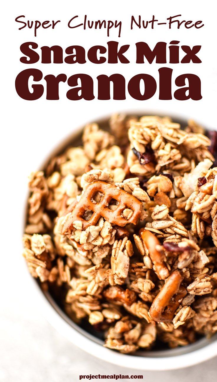 Super Clumpy NutFree Snack Mix Granola Project Meal Plan