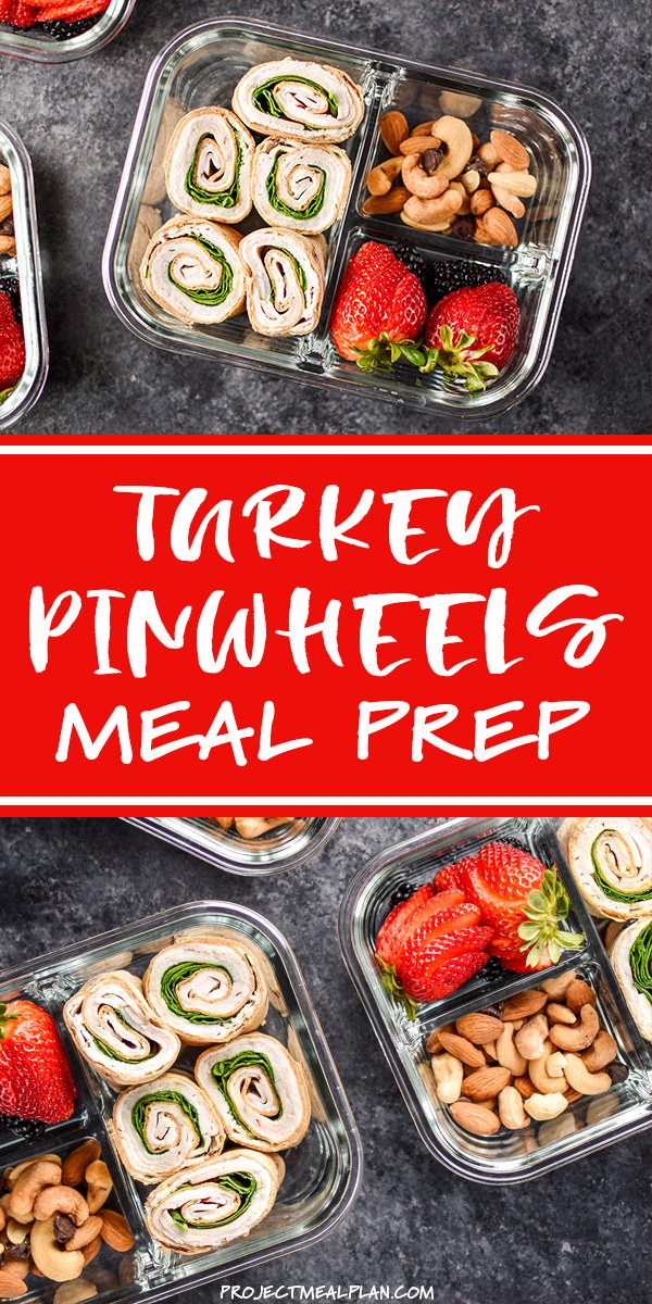 Turkey Pinwheels Meal Prep