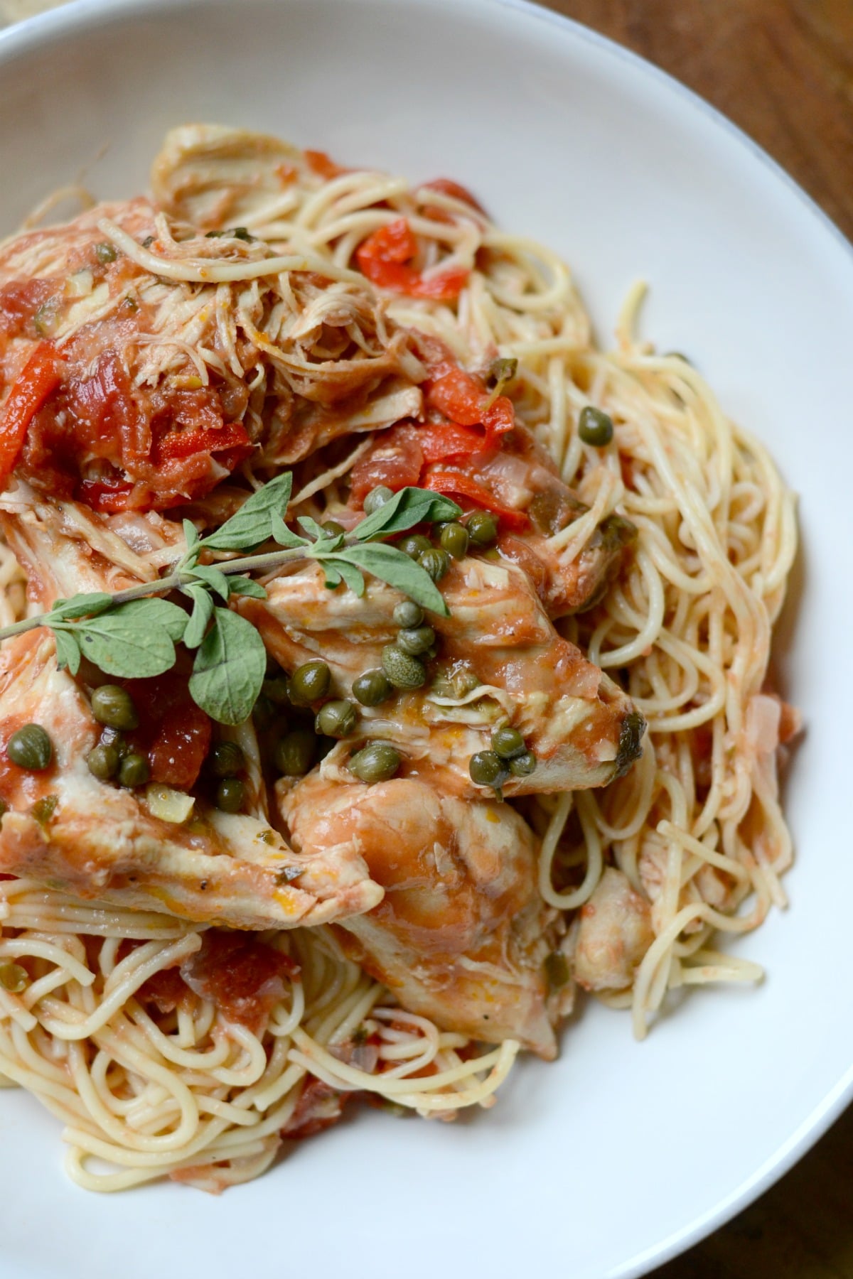 Instant Pot Chicken Cacciatore from Good in the Simple