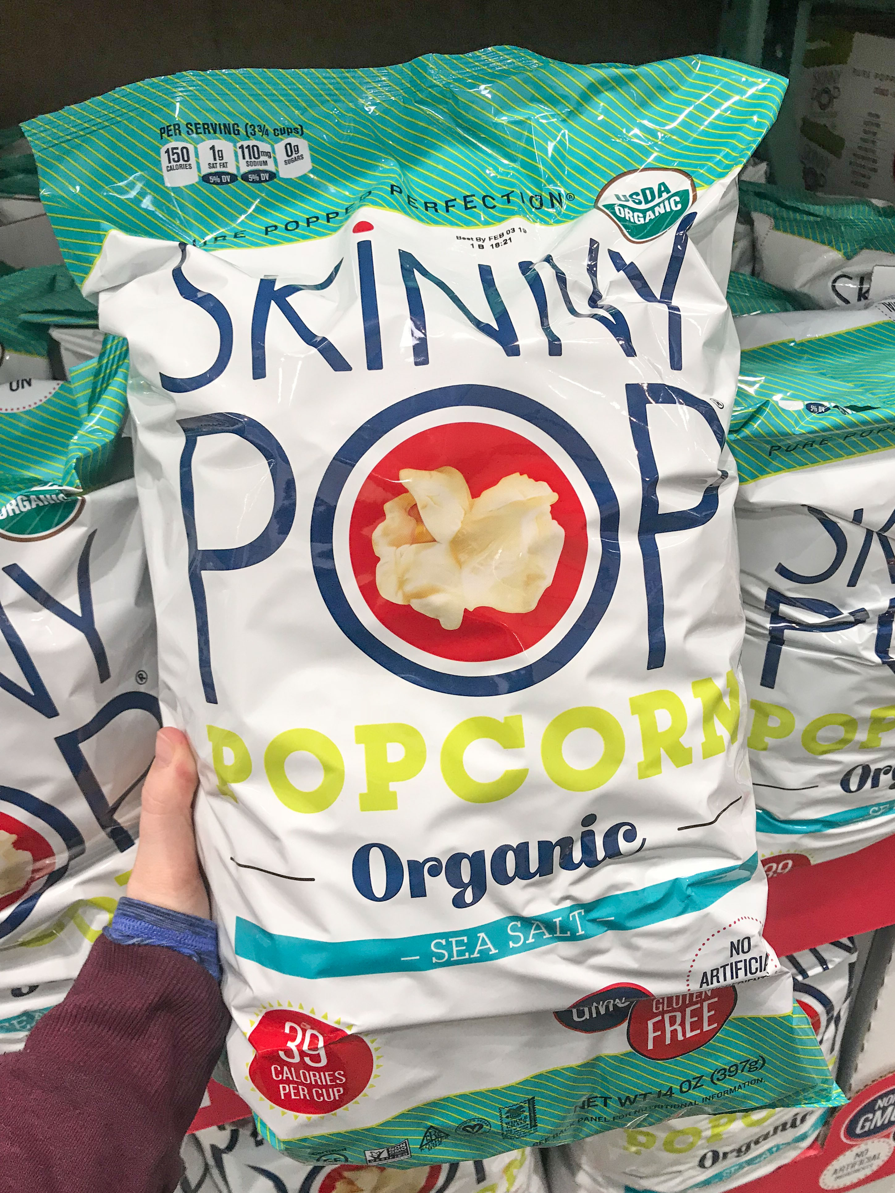 Skinny Pop Organic Popcorn