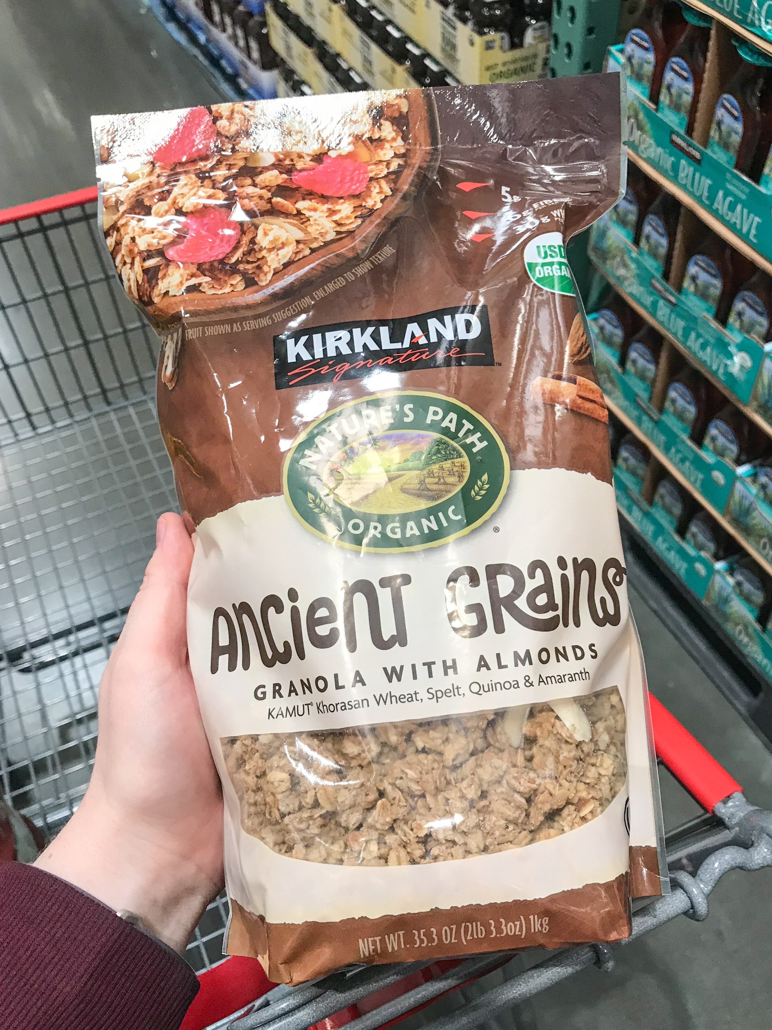 Ancient Grains Granola is on the list of 10 Best Healthy(ish) Snacks to Buy at Costco