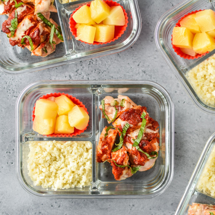 Chicken Meatballs Two Ways Meal Prep Lunches - Project Meal Plan