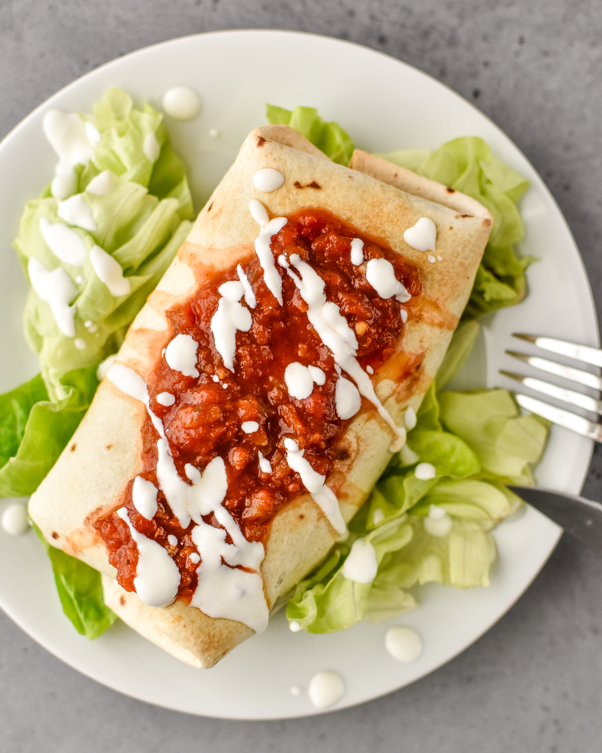 Air Fryer Beef Chimichangas