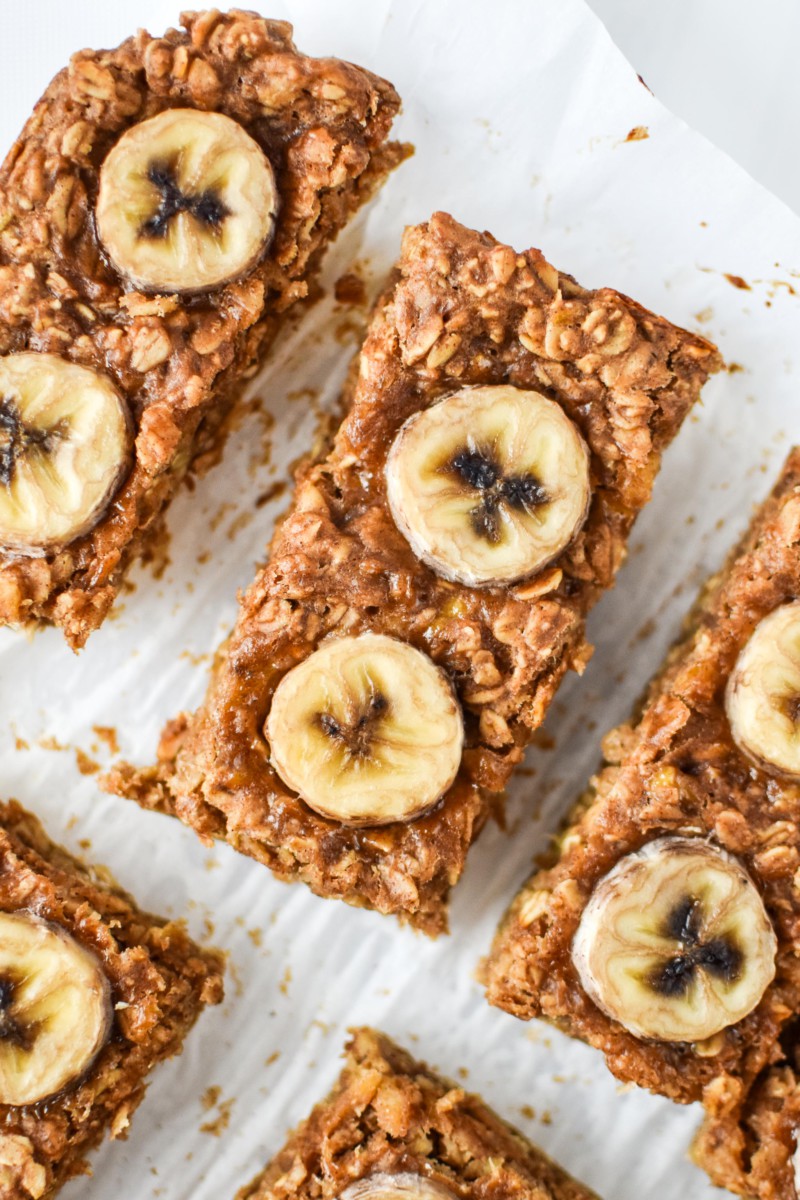 Peanut Butter Banana Oatmeal Breakfast Bars Project Meal Plan 8512