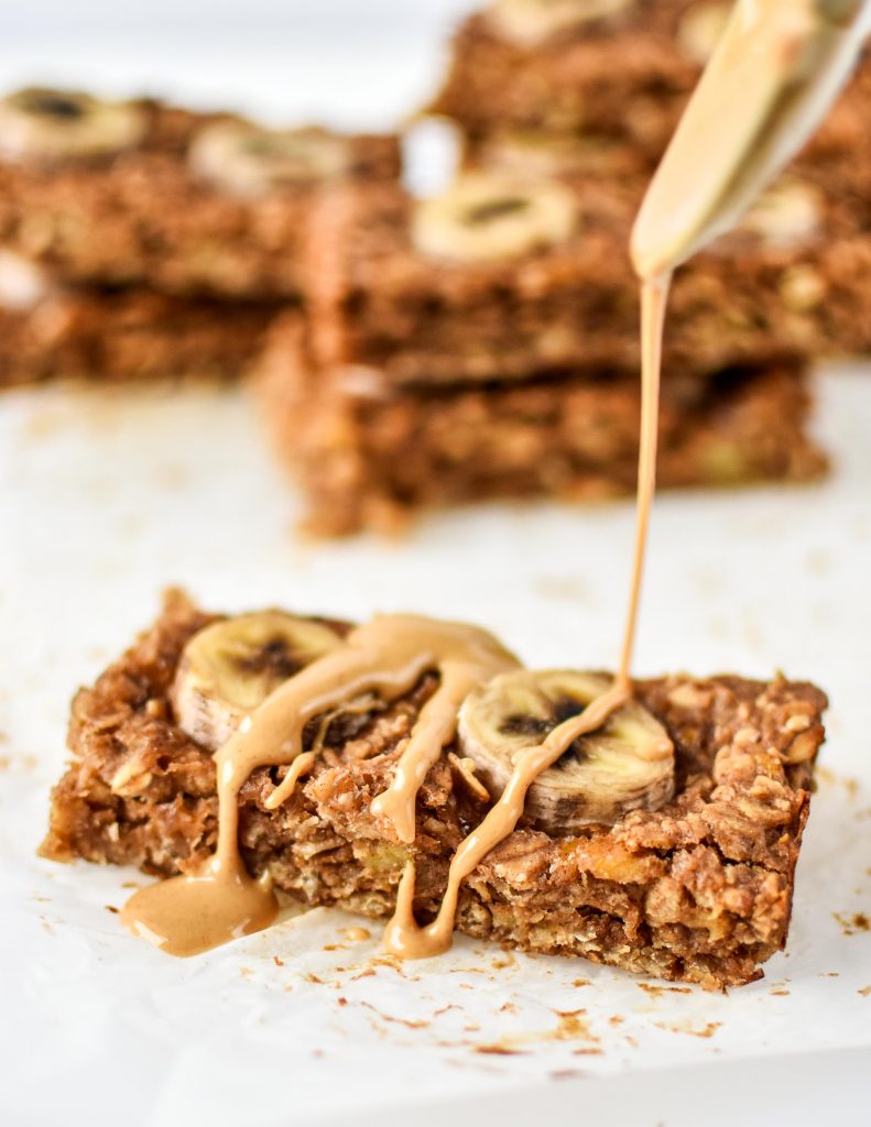 Peanut Butter Banana Oatmeal Breakfast Bars Project Meal Plan 9435