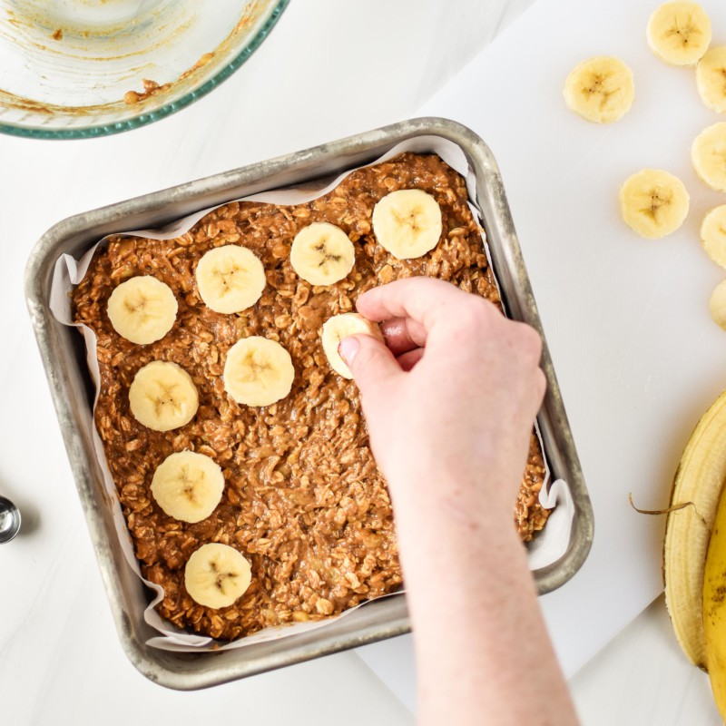 Peanut Butter Banana Oatmeal Breakfast Bars Project Meal Plan 7196