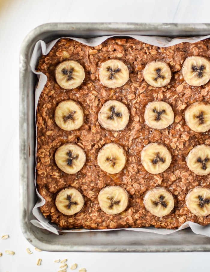 Peanut Butter Banana Oatmeal Breakfast Bars - Project Meal Plan