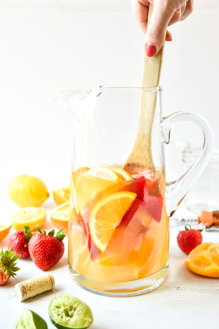 Summer White Wine Sangria Project Meal Plan