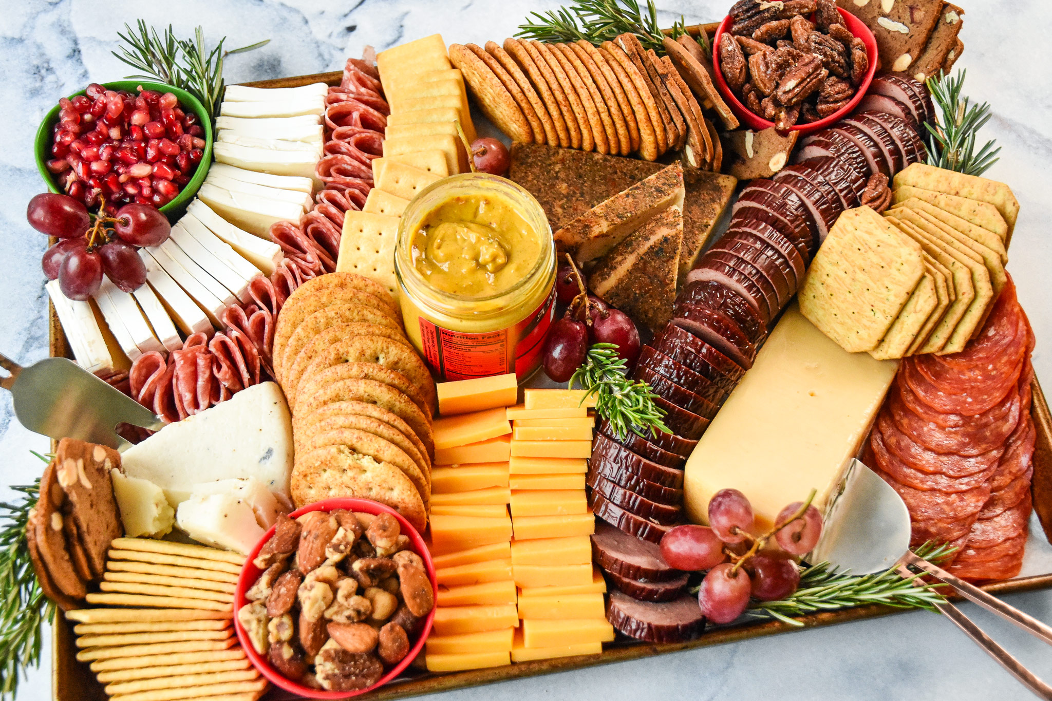 perfect trader joe's winter cheese board