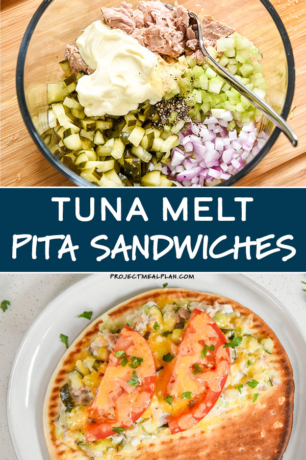 Tuna Melt Pita Sandwiches Project Meal Plan