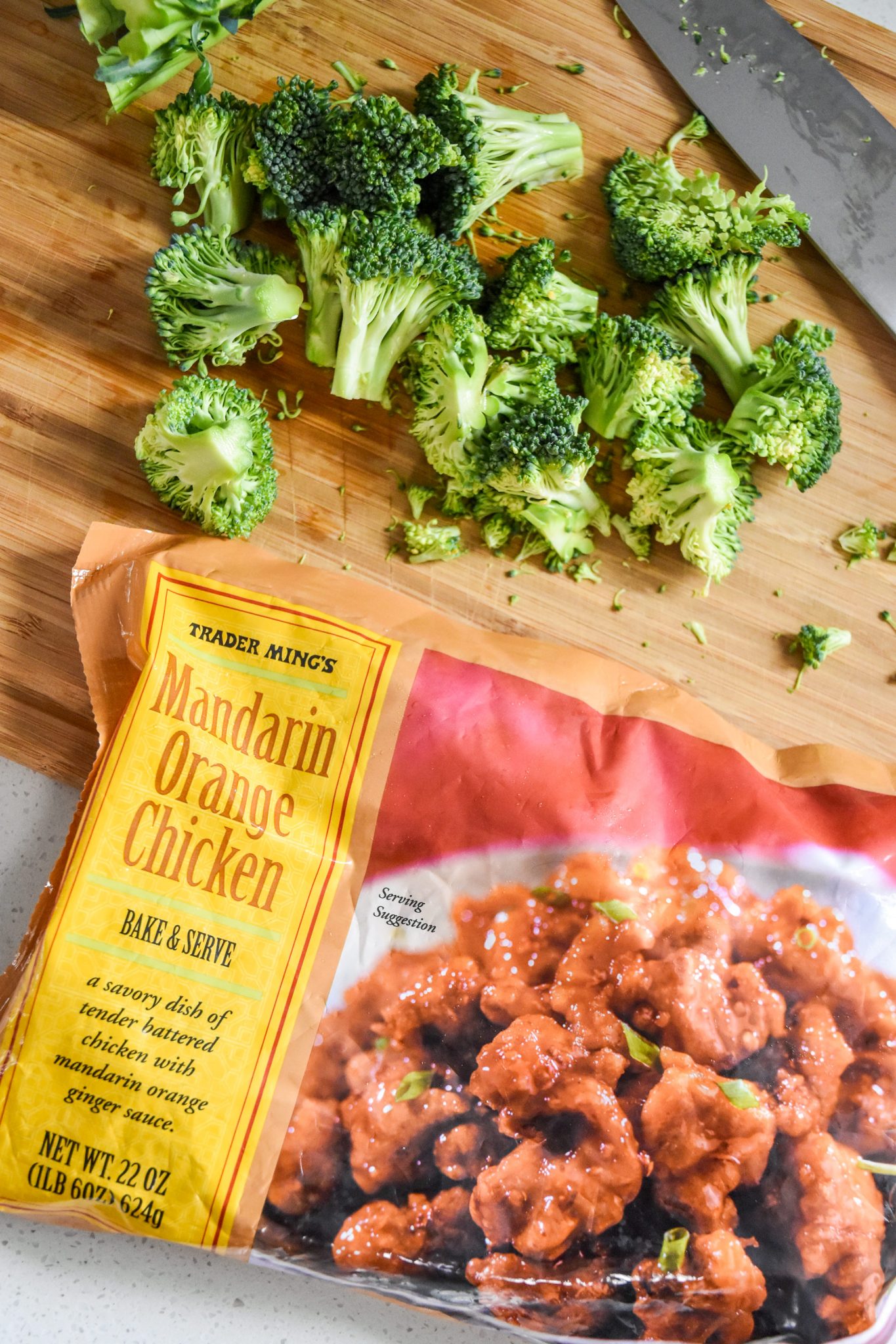 Air Fryer Trader Joe's Orange Chicken and Broccoli Project Meal Plan