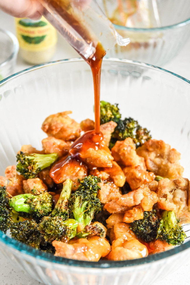 Air Fryer Trader Joe's Orange Chicken and Broccoli Project Meal Plan