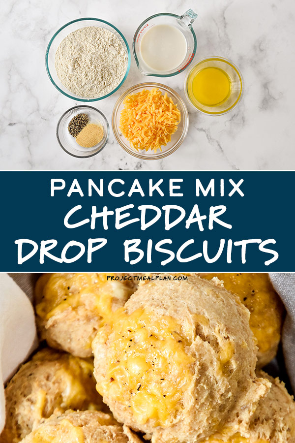 Pancake Mix Cheddar Drop Biscuits Project Meal Plan