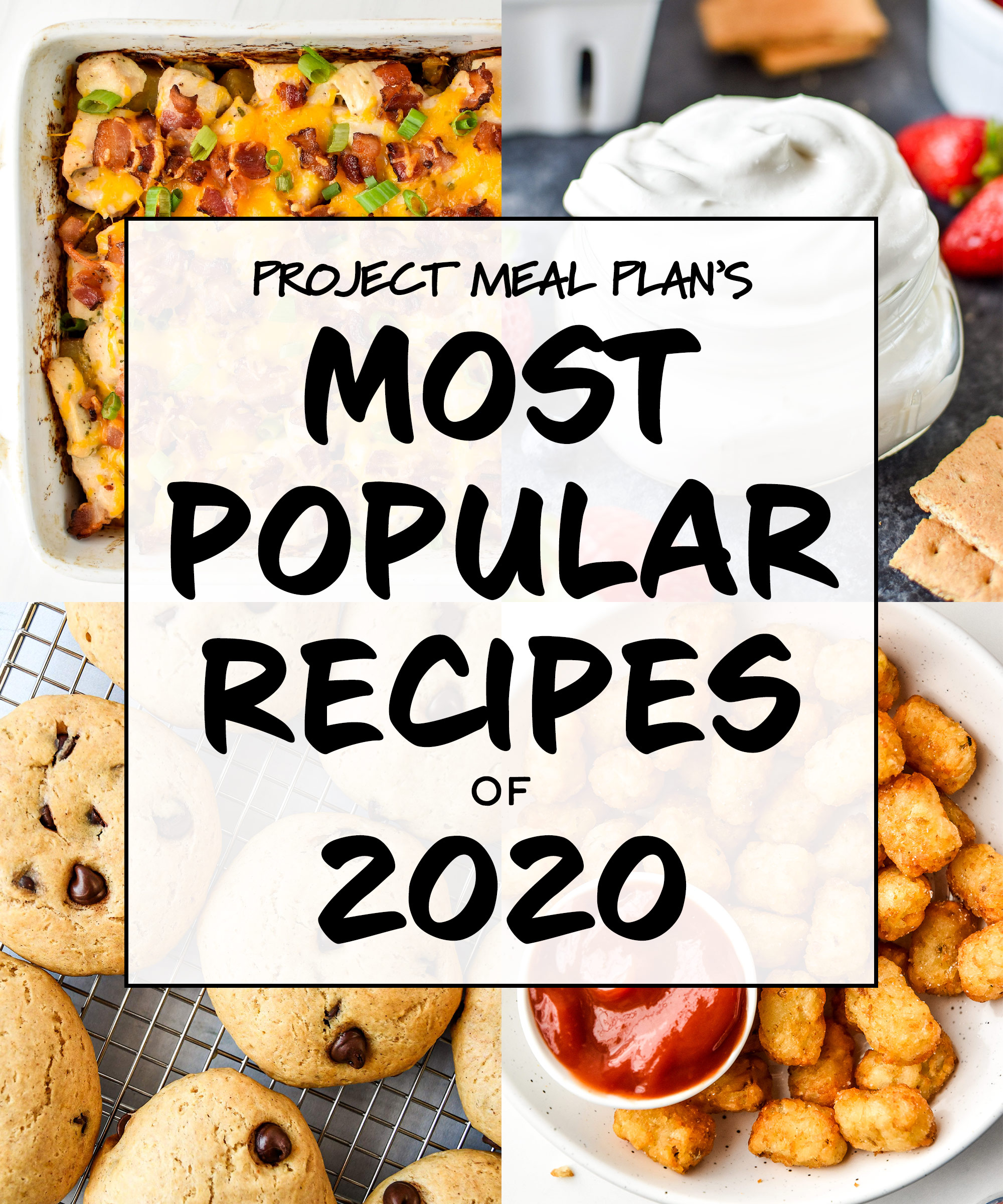 cover photo for article most popular recipes of 2020.