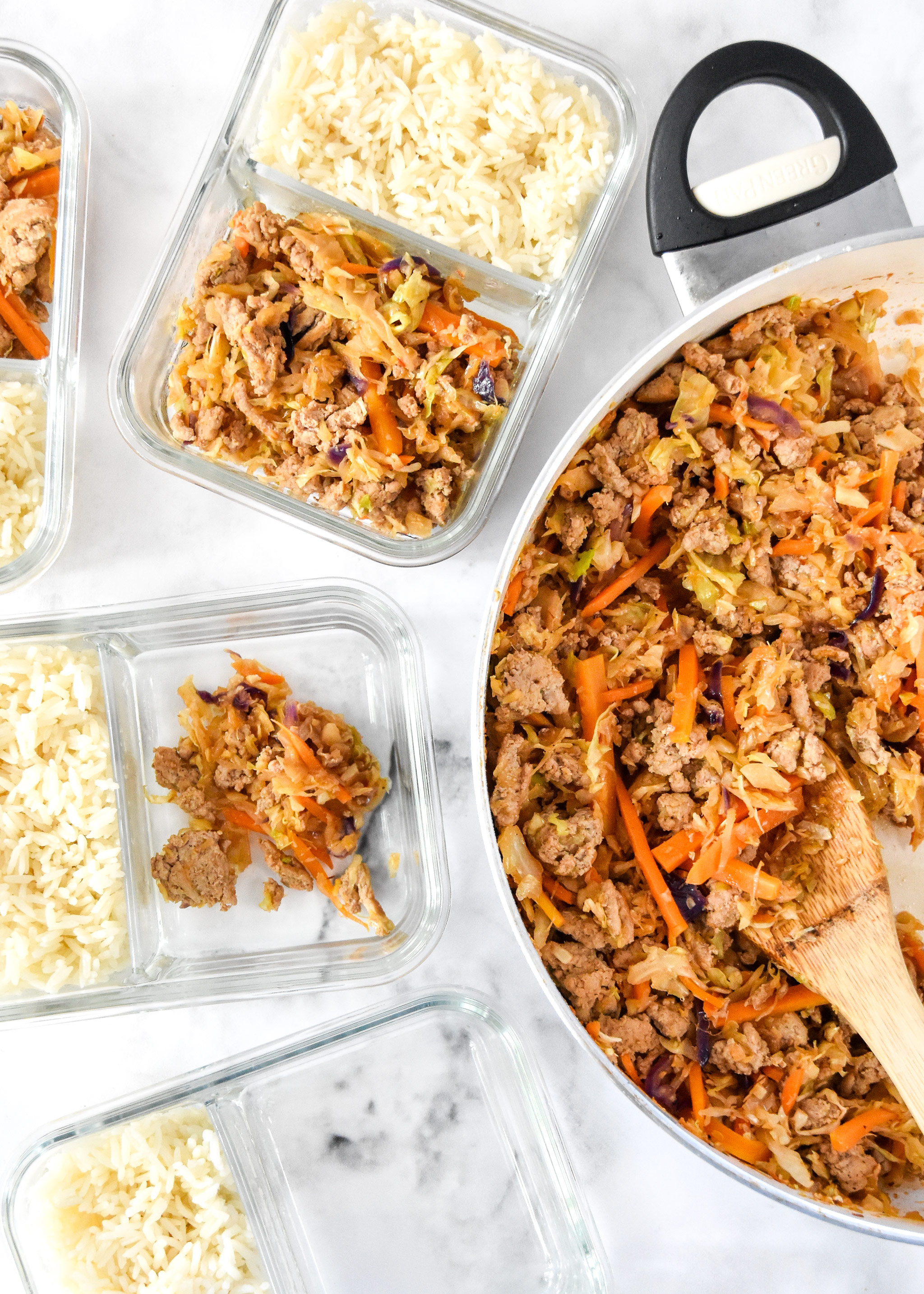 Spicy Ground Turkey & Cabbage Stir Fry Meal Prep Project Meal Plan