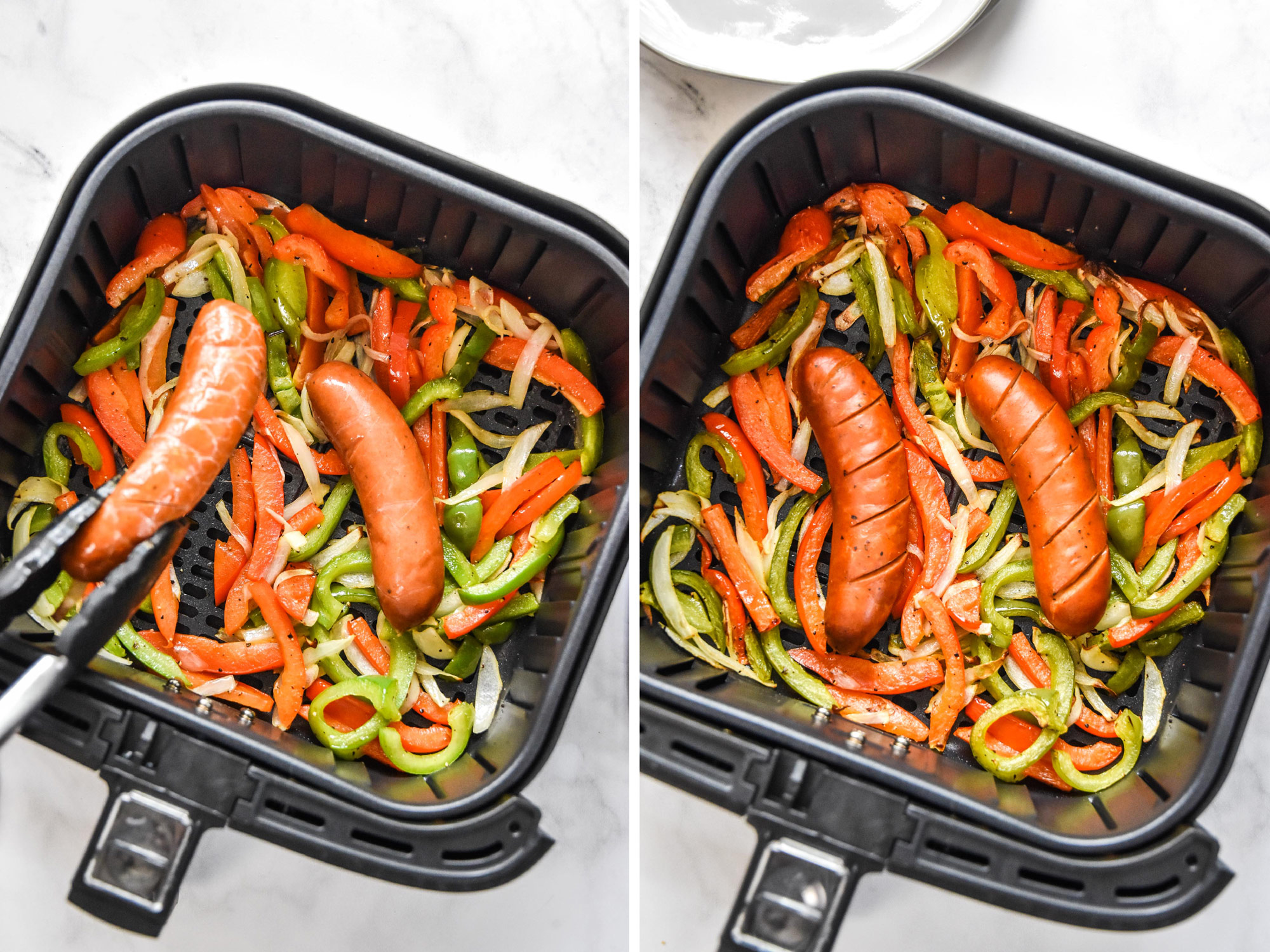 Air Fryer Sausage Dogs with Peppers and Onions Project Meal Plan