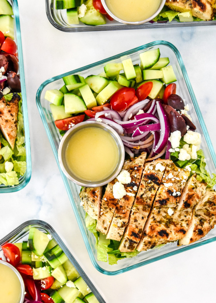 Greek Chicken Salad Meal Prep - Project Meal Plan