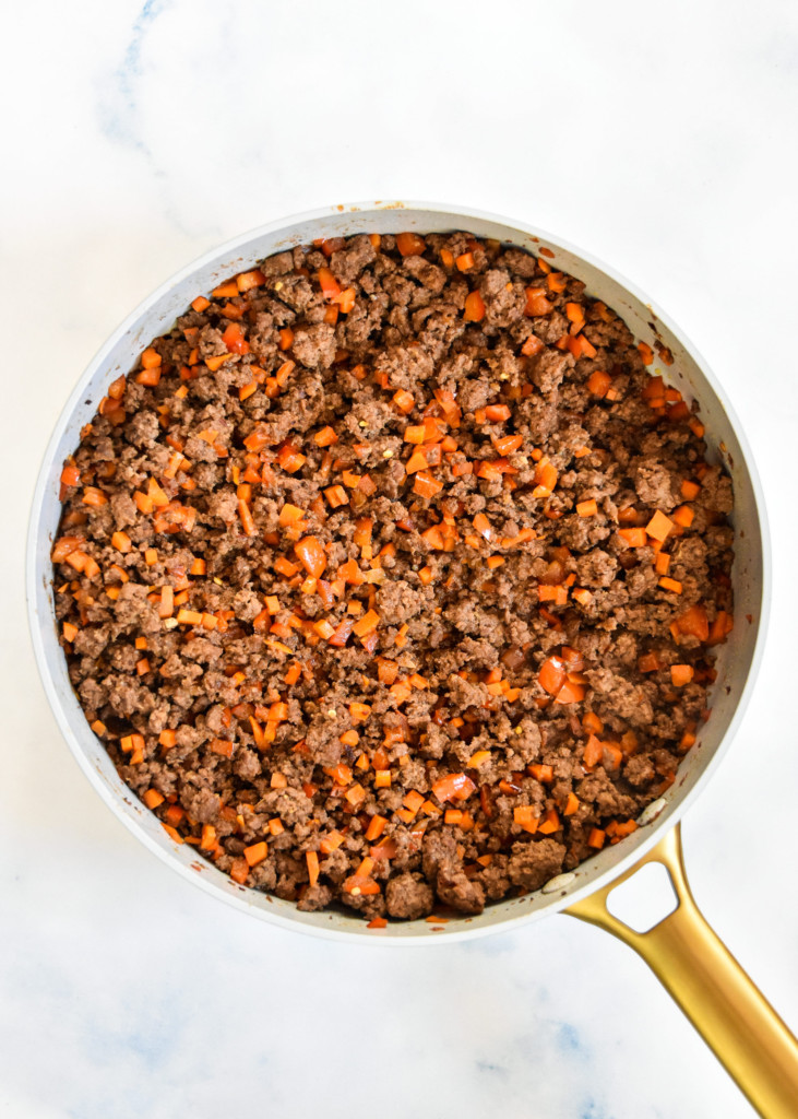 ginger ground beef skillet is one of the freezer-friendly recipes i made before surgery.