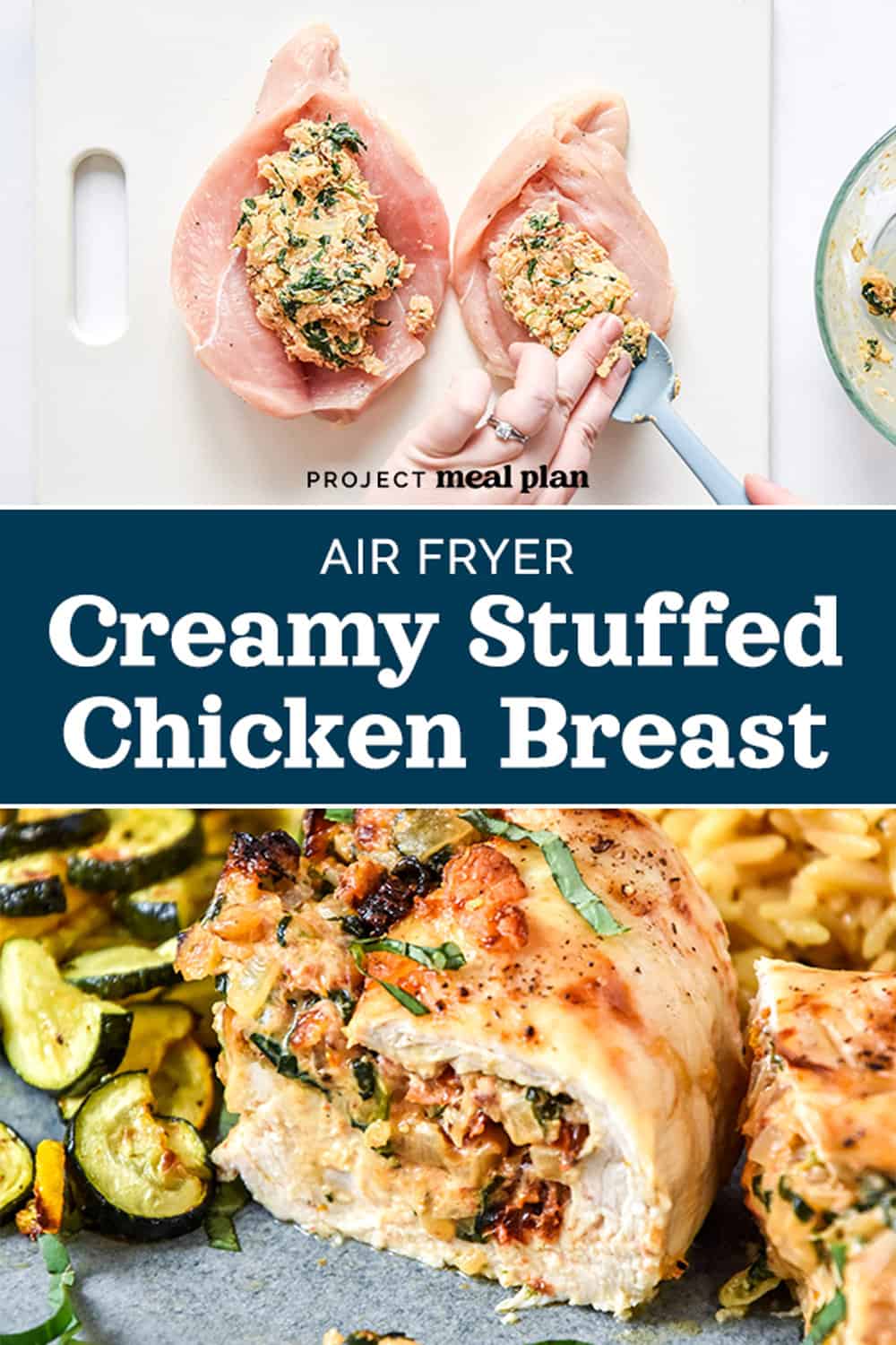 Air Fryer Stuffed Chicken Breast Project Meal Plan