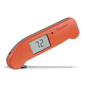 thermopen one instant read thermometer red.