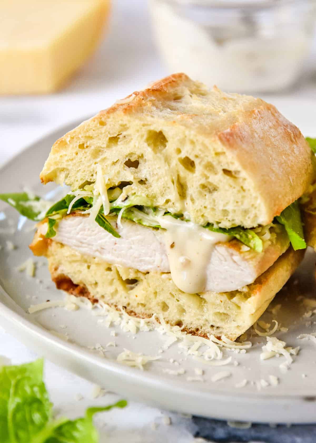 Caesar Salad Chicken Sandwiches